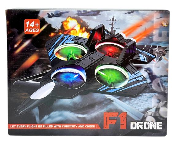 Дрон квадрокоптер іграшковий 360 фліп літак на радіокеруванні з RGB підсвіткою Type-C утримання висоти від акумулятора | Зображення 6