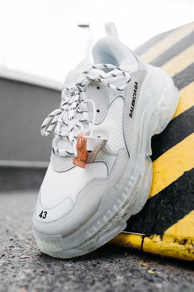 Кросівки B*lenc/aga Tr!ple S "White, В'єтнам 0160 | Зображення 7