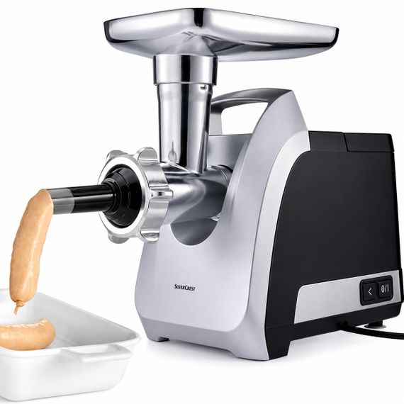 Мясорубка электрическая Silver Crest SFW 800 A1, 2200 Вт, с металлическим шнеком и реверсом, для дома и кухни | Зображення 5