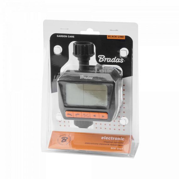 Контролер поливу електронний Bradas BLACK LINE однозонний ECO-3137 | Зображення 1