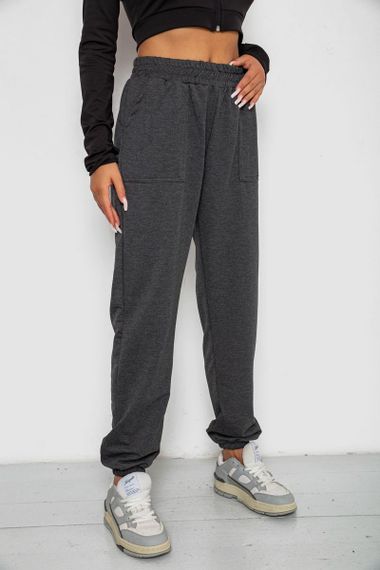 Спортивные штаны женские, цвет темно-серый, 238R347-1 | Зображення 2