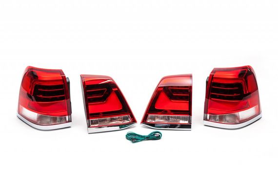 Задня оптика 2007-2015 V1 (дизайн ) для Toyota Land Cruiser 200