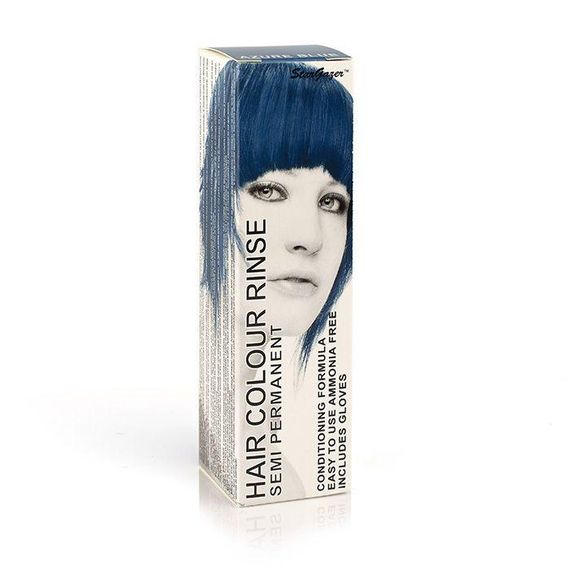 Краска для волос Лазурно-синяя Stargazer Semi-permanent hair colour Azure Blue 70 мл | Зображення 4