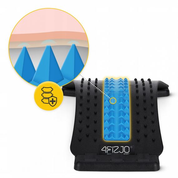 Тренажер для розтягування спини та хребта 4FIZJO 4 рівня Black/Blue (P-5905973400305) | Зображення 5