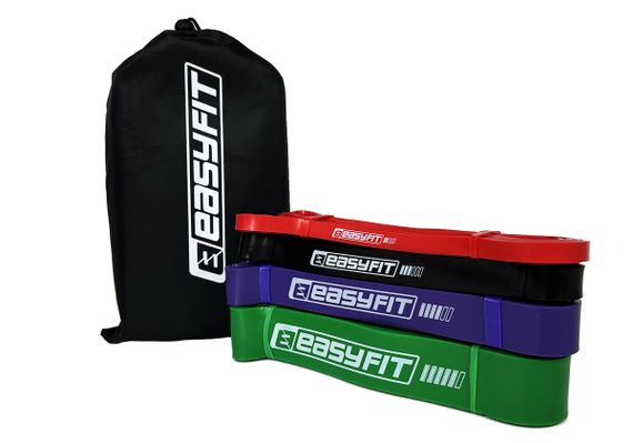 Гумові петлі EasyFit набір 2-65 кг (4 шт) (EF-2654) | Зображення 2