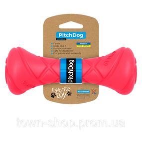Игровая гантель для апортировки PitchDog, длина 19 см, диаметр 7 см розовый