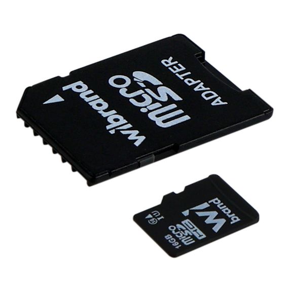 Мапа пам'яті Wibrand MicroSDHC 16gb UHS-1 10 Class&Adapter | Зображення 1