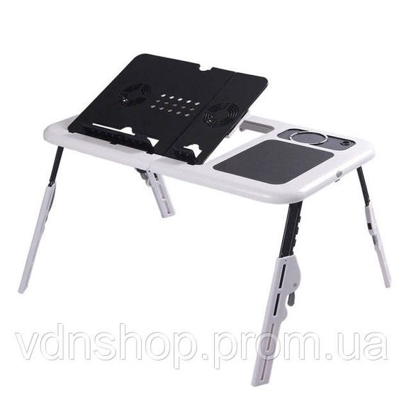 Регульована підставка для ноутбука з вентилятором, Стіл для ноутбука в стилі мінімалізм FC-17 | Зображення 8