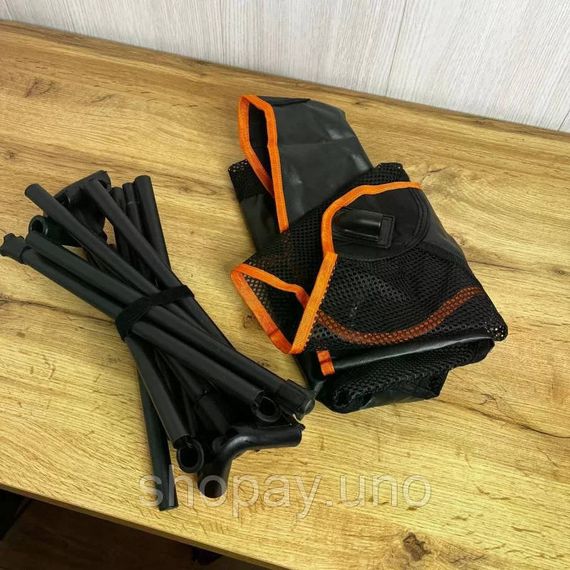 Раскладной компактный стул KingCamp 56×60.5×65.5 см оранжевый | Зображення 5