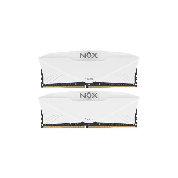 Модуль пам'яті для комп'ютера DDR4 16GB (2x8GB) 3200 MHz NOX RGB White Apacer (AH4U16G32C28YNWAA-2)