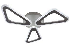 Люстра світлодіодна стельова LED світильник для квартири на стелю лед з пультом 25637 Білий 8х57х57 см.