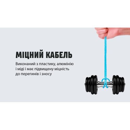 Кабель магнітний Multicolor LED VOIN USB - Micro USB 3А, 2m, (швидка зарядка / передача даних) | Зображення 4