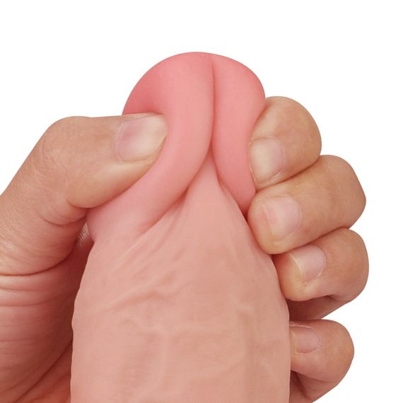 Фаллоимитатор - Sliding-Skin Dual Layer Dong 9" Flesh sexstyle | Зображення 3