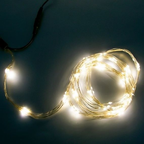 Гірлянда Кінський хвіст Роса 20 ниток по 2м 400 LED USB 8 режимів Теплий білий (47714-701_259) | Зображення 6