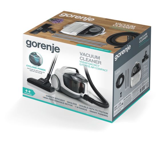 Пилосос Gorenje контейнерний VCEA01GACWCY | Зображення 3