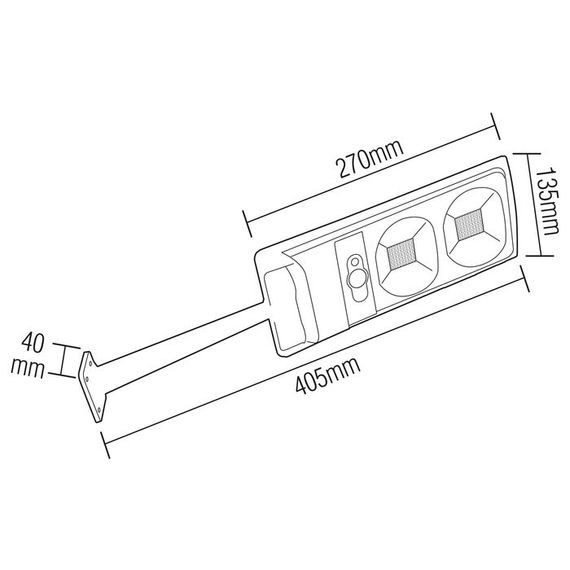 Світильник вуличний  на сонячній батареї LED "COMPACT-10" 10 W (074-010-0010-020) | Зображення 4