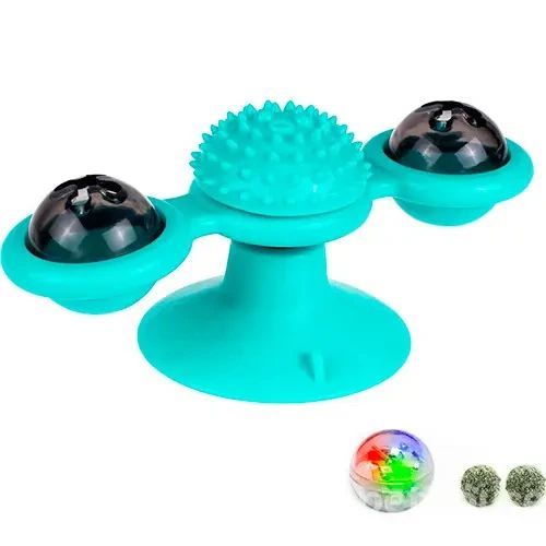 Игрушка для кота (спиннер) Rotate windmill cat toy | Зображення 3