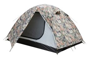 Тримісний намет камуфляжного забарвлення Tramp Lite Hunter3 camo з двома входами для професійних мисливців рибалок, туристів