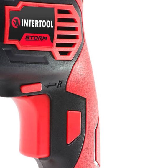 Дриль електричний 500 Вт, 0-2400 об./хв, 0.8-10 мм, швидкозатискний патрон, реверс INTERTOOL WT-01151 | Зображення 6