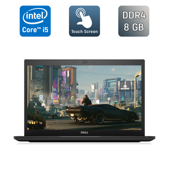 Ультрабук Б-клас Dell Latitude 7480 / 14" (1920x1080) IPS Touch / Intel Core i5-7300U (2 (4) ядра по 2.6 - 3.5 GHz) / 8 GB DDR4 / 256 GB SSD / Intel HD Graphics 620 / WebCam / HDMI / Windows 10 б/в