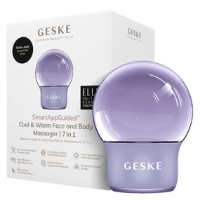 Масажер для обличчя і тіла GESKE Cool&Warm Face and Body Massager 7в1 starlight, Фіолетовий
