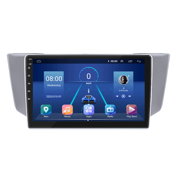 Штатна магнітола 9" Lesko для Toyota Harrier II (XU30) 2003-2013 2/32Gb/ 4G/ Wi-Fi Premium Тойота