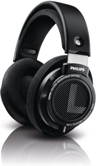 Навушники дротові Philips SHP9500 HiFi Precision Black 1,5м кабель | Зображення 1