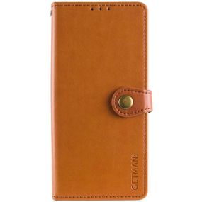 Кожаный чехол-книжка GETMAN Gallant (PU) для Xiaomi Redmi A3 Коричневый
