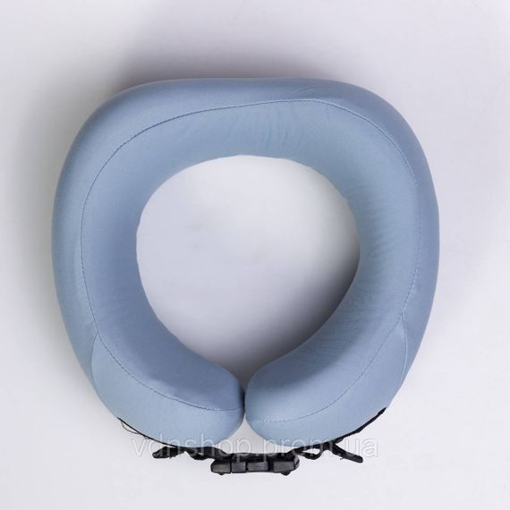 Подушка для шеи U-образная с кейсом для хранения голубой HP-56-21 | Зображення 1