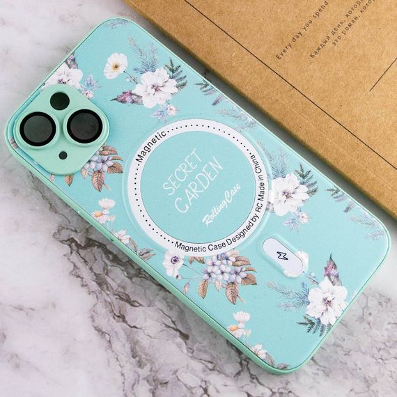 TPU+PC чохол Secret Garden with MagSafe для Apple iPhone 15 (6.1") | Зображення 3