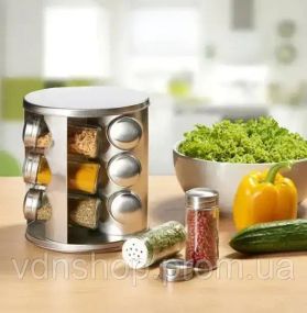 Карусель для специй Spice carousel 12 отсеков. Контейнеры для специй