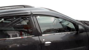 Наружняя окантовка стекол (4 шт, нерж.) Carmos - Итальянская нержавейка для Lada Largus