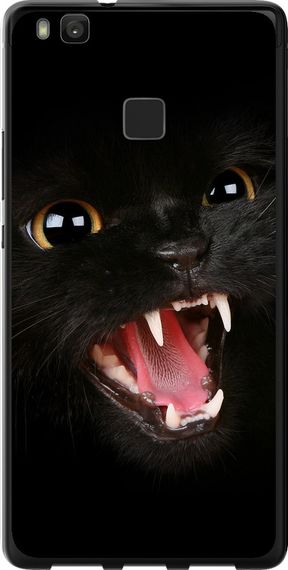 Чехол на Huawei P9 Lite Чёрная кошка "932u-298-17620"