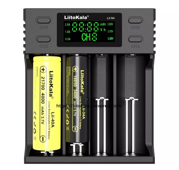 Универсальное зарядное устройство LiitoKala Lii-S4 | Зображення 3