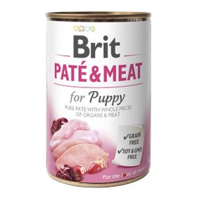 Корм Brit Pate & Meat Puppy вологий з куркою для щенят 400 гр