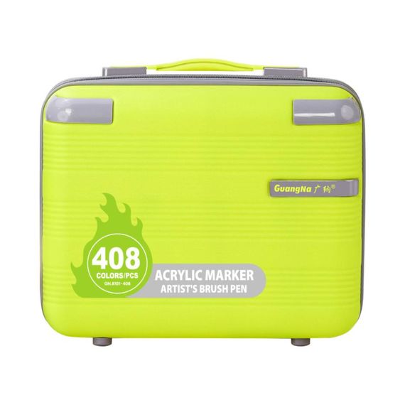Акрилові маркери GuangNa Brush GN-8101 з м’яким пензликом 408 шт. | Зображення 4