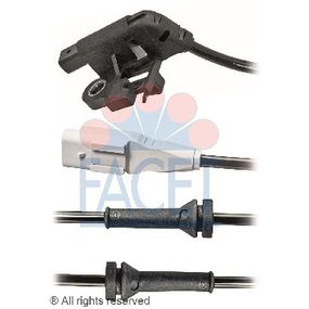 Датчик ABS задний Citroen C4 / Peugeot 307 00-, Facet, 21.0031,