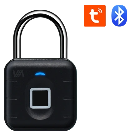 Via Security VL-1F/TB зі зчитувачем відбитка пальцю Замок навісний - Замки | Зображення 1