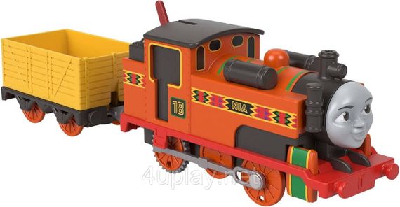 Классический моторизованный поезд Ния из юбилейной серии к 80-летию Thomas & Friends Оригинал Fisher-Price | Зображення 3