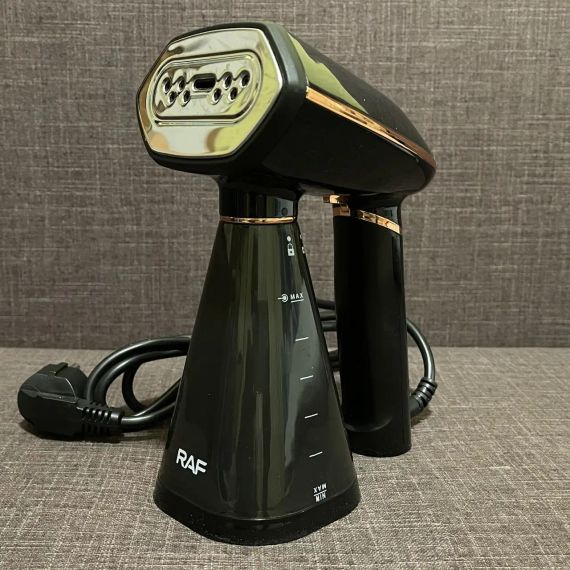 Парова ручна вертикальна праска-щітка RAF R-1272 потужний відпарювач для речей, одягу та білизни з насадками для делікатних тканин. | Зображення 2