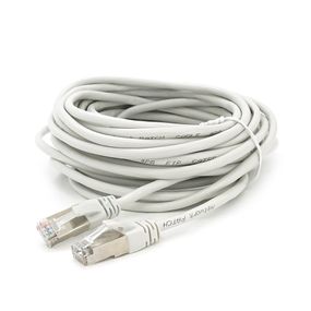 Патч-корд литой MERLION,FTP,RJ45,Cat.5e,10m,серый,CU,Q200