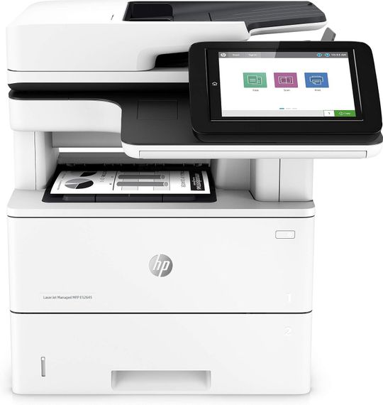 БФП HP LaserJet Managed E52645dn (1PS54A) / Лазерний монохромний друк / 1200x1200 dpi / A4 / 43 стор/хв / Ethernet, USB 2.0 / Дуплекс б/в | Зображення 1