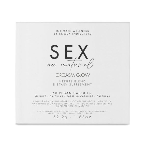 Натуральна харчова добавка для підвищення лібідо Bijoux Indiscrets Sex au Naturel — Orgasm Glow | Зображення 2