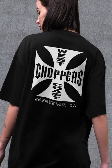 Оверсайз Футболка З Принтом Without Choppers Black | Зображення 2