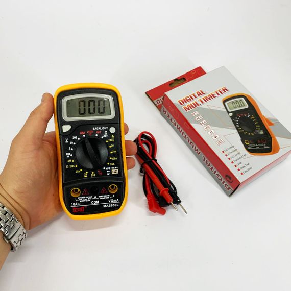 Мультиметр цифровий універсальний цифровий тестер HAOYUE MAS830L, Тестер напруги постійного струму CL-31 | Зображення 2