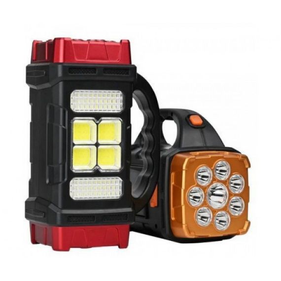 Аккумуляторный LED фонарь Hurry Bolt HB-1678 аварийный светильник с солнечной панелью и Power Bank