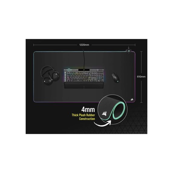 Килимок для мишки Corsair MM700 RGB 3XL (CH-9417080-WW) | Зображення 6