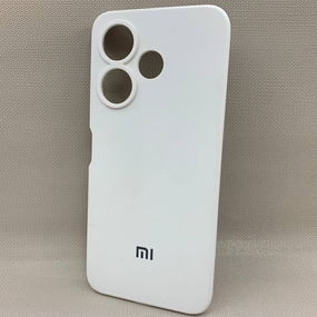 Чохол з логотипом для Xiaomi Redmi 13 | Протиударний | Soft Touch | Білий