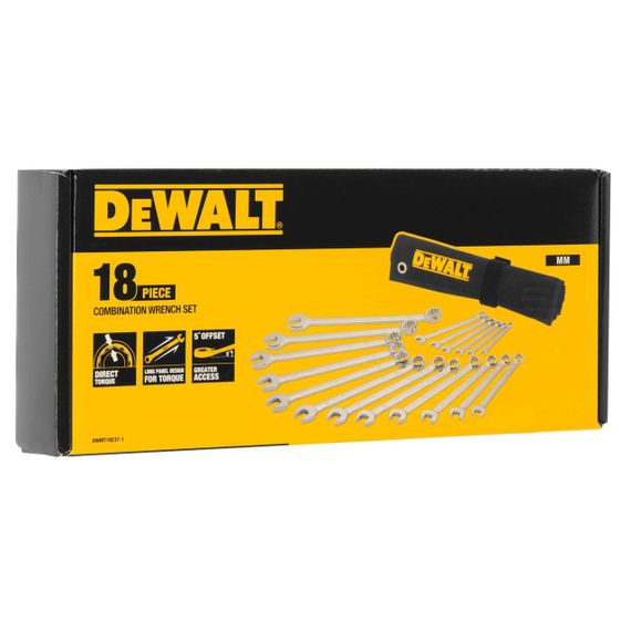 Набор ключей комбинированных, 18 штук DeWALT DWMT19237-1 | Зображення 2
