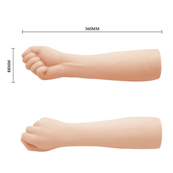 Фалоімітатор рука для фістингу - Pretty Love Iron Fist Flesh sexstyle | Зображення 2